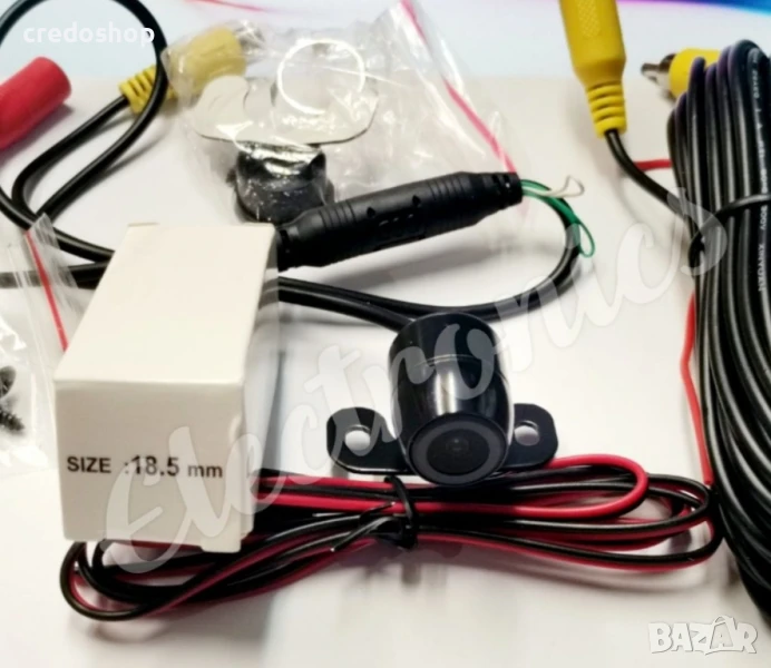 Универсална HD КАМЕРА За Автомобил За Заден Ход, кръгла, снимка 1