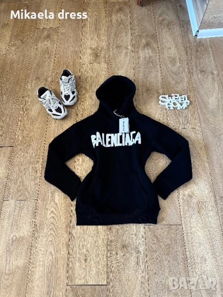 Balenciaga!Страхотно топло ежедневно худи Balenciaga.С М Л размер, снимка 1
