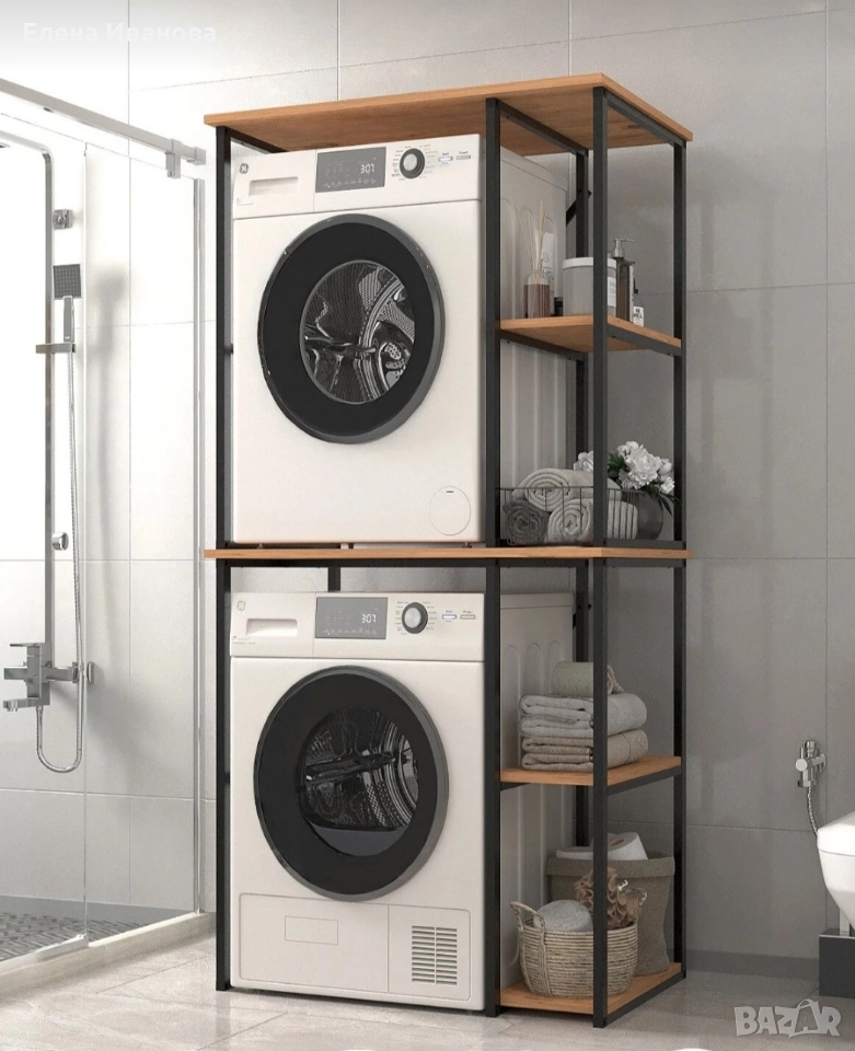 Шкаф за пералня и сушилня имаме и други цветове , снимка 1