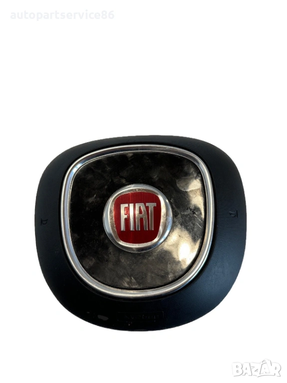 Айрбаг на волана в черен цвят за Fiat 500L 1.3 MultiJet, 2013 г., оригинален – № 07355786510, снимка 1