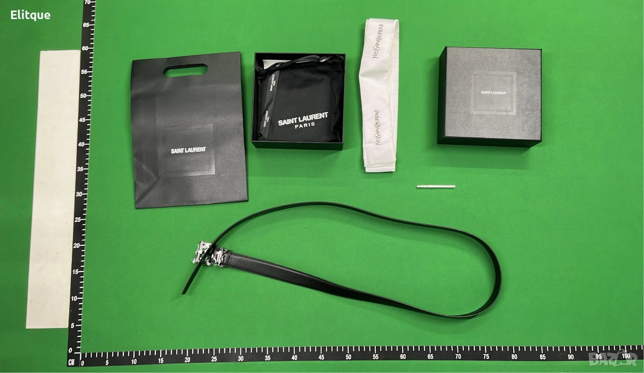 колан от естествена кожа в кутия ysl saint laurent , снимка 1