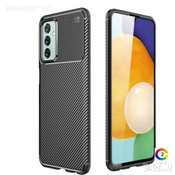 Samsung Galaxy M23 5G/F23 5G Удароустойчив Carbon Fiber Калъф и Протектор, снимка 1