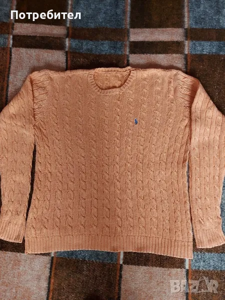 Дамски памучен пуловер М-L, снимка 1