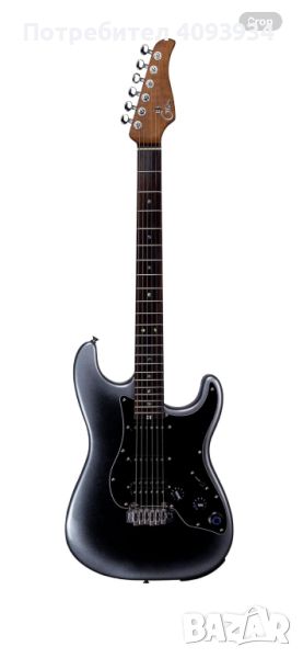 Mooer GTRS Guitars Professional 800 Intelligent Guitar (P800) - Dark Silver, снимка 1