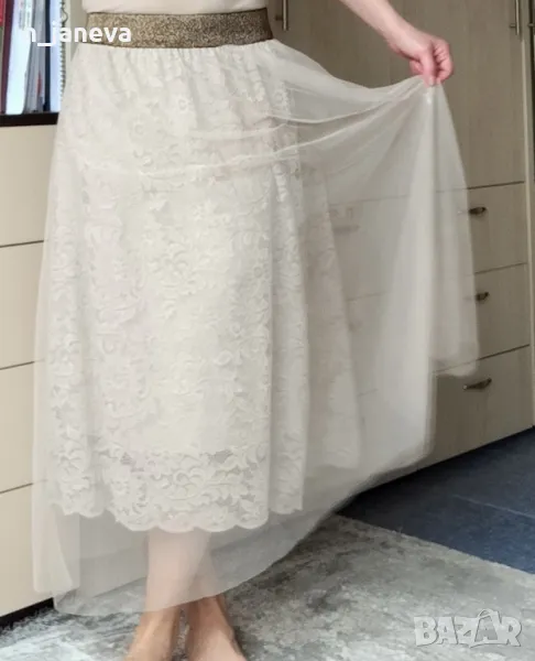 Пола - пачка (ту ту), тюл и дантела, снимка 1