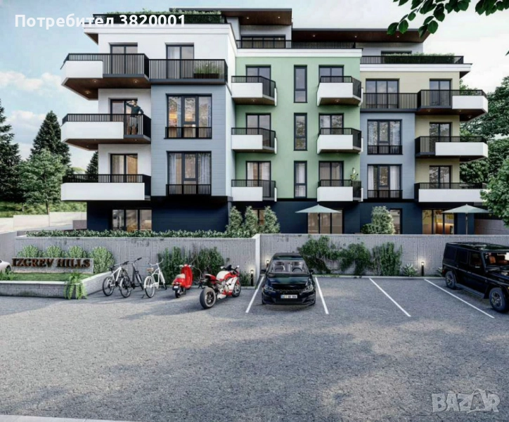 Тристаен панорамен със 129 м² тераса, снимка 1