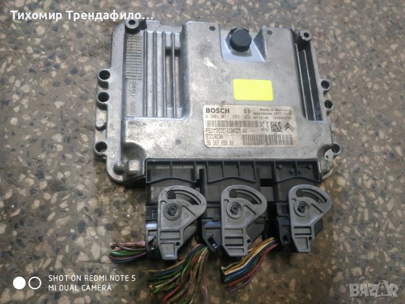 ECU компютър CITROEN C3 1.4 HDI, 0 281 011 785, 0281011785, 96 567 098 80, 9656709880, 9654490280, E, снимка 1