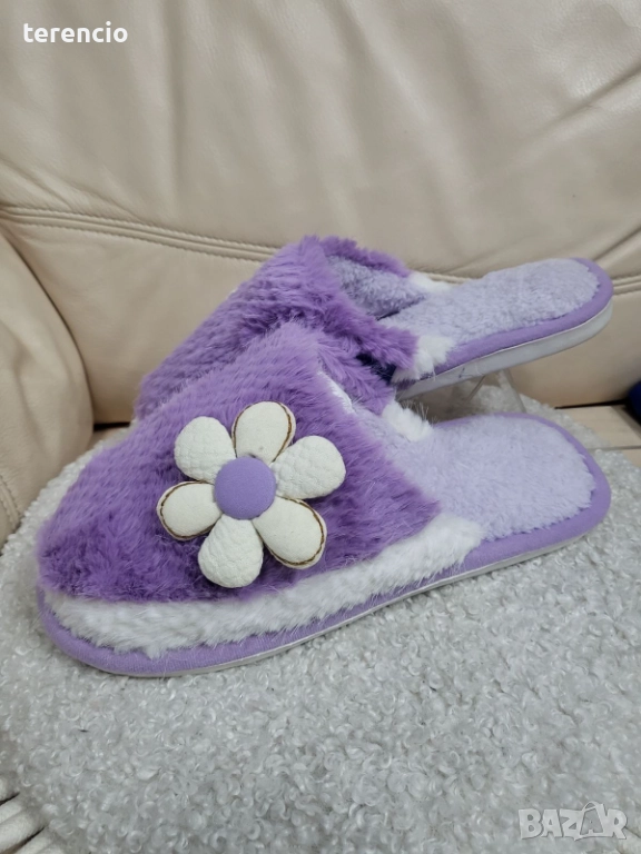Нови пантофи - лила, снимка 1