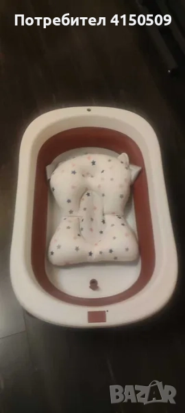 Сгъваема вана за бебета , снимка 1