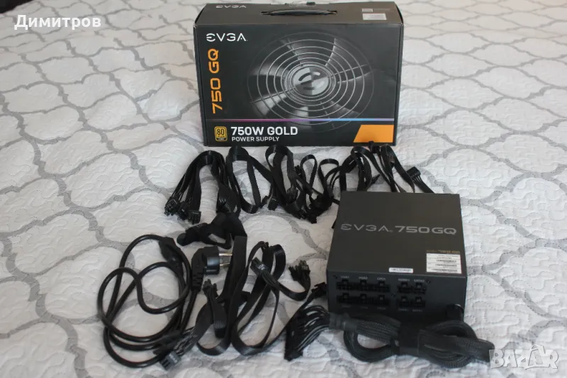 Захранване 750W EVGA GQ 80+ GOLD, снимка 1