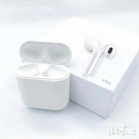 Безжични слушалки STELS i3000 TWS (тип AirPods) - Bluetooth 5.0, НОВИ, снимка 4 - Слушалки, hands-free - 52651246