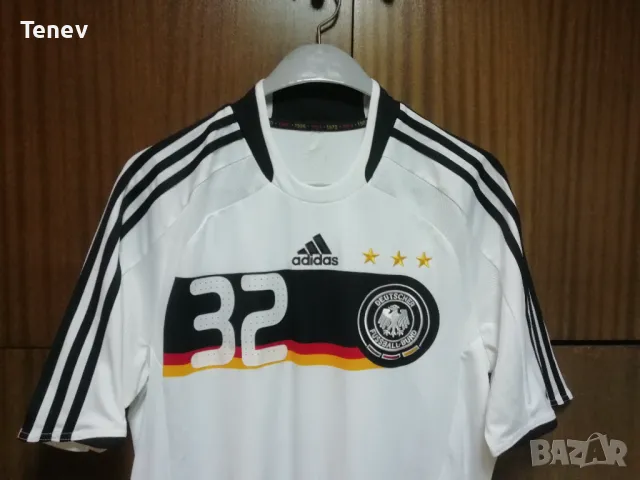 Germany #32 Mario Gomez Adidas оригинална тениска фланелка Германия Марио Гомез , снимка 4 - Тениски - 47669912