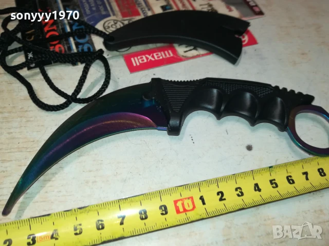 НОЖ-ИЗВИТ С КАНИЯ И ВРЪВ 1807251008, снимка 12 - Ножове - 51059702