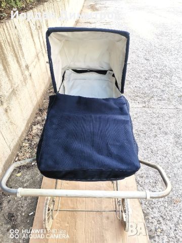 Стара бебешка количка , снимка 4 - Антикварни и старинни предмети - 46386534