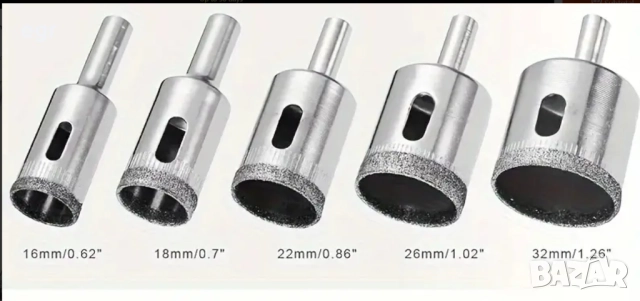 Бор корони за камък и плочки, снимка 4 - Други инструменти - 51677934