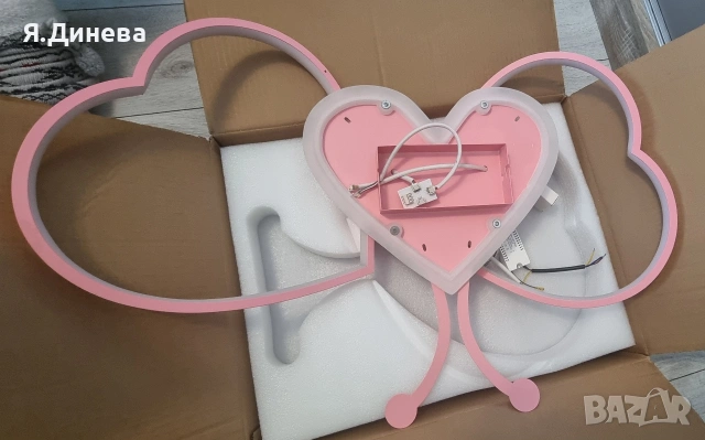 Пеперуда плафон , снимка 2 - Лампи за таван - 53418699