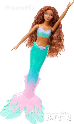 Кукла русалка Ариел Mattel HMX22 Disney The Little Mermaid Ariel 30 см колекционерска кукла малката , снимка 4 - Кукли - 46682024