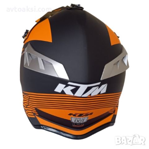 Каска KTM Мотор Крос/АТВ/Бъги/Вело-72008, снимка 4 - Аксесоари и консумативи - 46722454