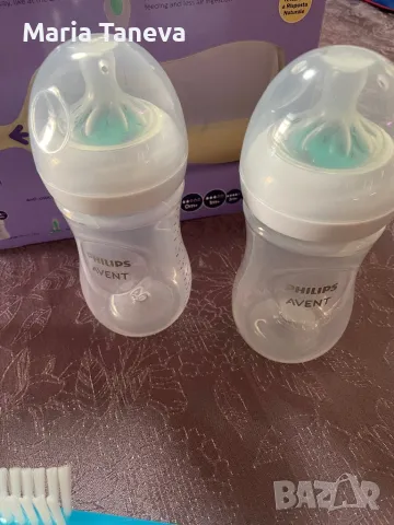 Комплект шишета с биберони за новородено бебе, снимка 4 - Комплекти за бебе - 50290001