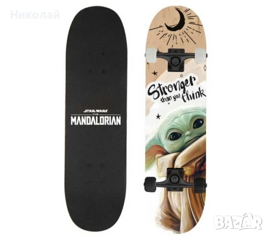 -45% НОВ Скейтборд Seven KIDS Movie Heroes MANDALOR Star Wars IAN GROGU