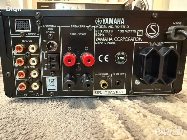 Yamaha RX-E810 мини , снимка 7 - Ресийвъри, усилватели, смесителни пултове - 52080942