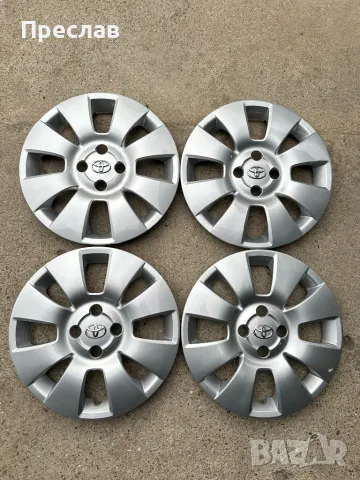 4 броя оригинални тасове за Toyota Yaris 15, снимка 1