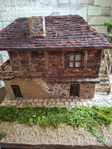 Макет на къща -ръчна изработка.