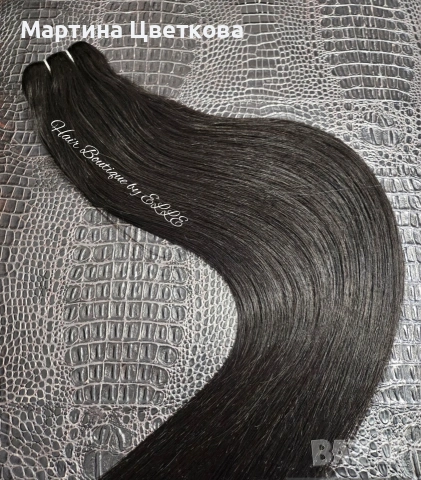Нова естествена коса на цяла треса, снимка 3 - Аксесоари за коса - 53385666