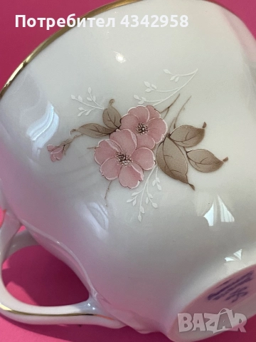 Oscar Schaller.(1918-1935). Чаши за чай.10 брой , снимка 3 - Антикварни и старинни предмети - 52882485