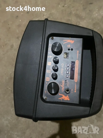 Активна Караоке Тонколона 2х8 инча с Безжичен Микрофон и RGB светлини, снимка 5 - Тонколони - 53702248