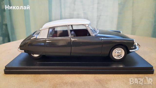 1963 Citroen DS 19 1:24 Leo Models/Fabbri Diecast Колекционерски модел