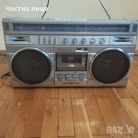 SHARP радиокасетофон, снимка 2 - Радиокасетофони, транзистори - 53588899
