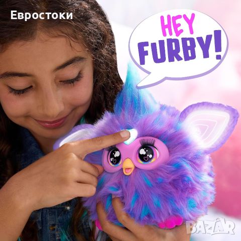 Furby Purple, Furby Coral, интерактивни плюшени играчки с 15 модни аксесоара, снимка 4 - Плюшени играчки - 45279169
