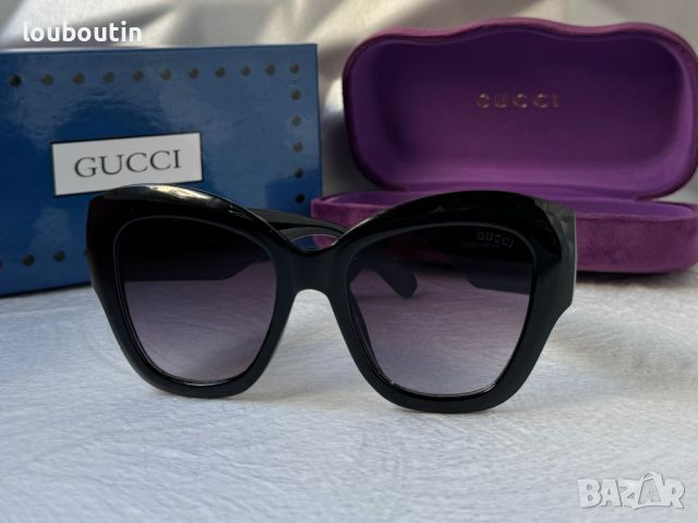 GUCCI GG0808 с лого 1:1 дамски слънчеви очила котка, снимка 6 - Слънчеви и диоптрични очила - 45197800