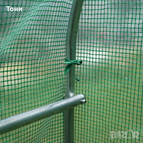 Резервно покривало за оранжерия 3x2x2м – Армирано UV , с цип и прозорци (без рамка), снимка 3 - Други стоки за дома - 53422586