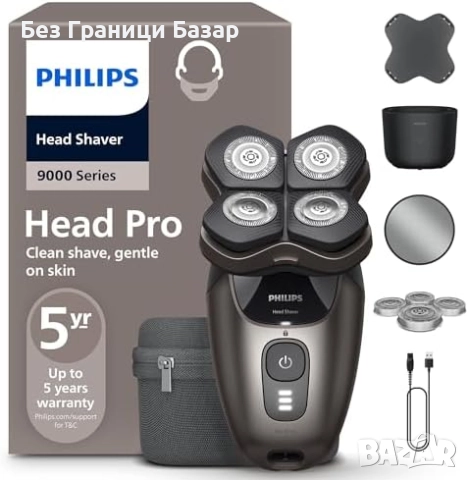 Нова Philips Skull Shaver HS9980/15 – самобръсначка с ComfortCut остриета