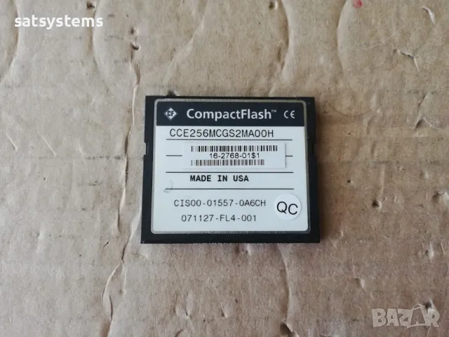  Cisco Systems 256MB Compact Flash Card, снимка 2 - Други - 48381912