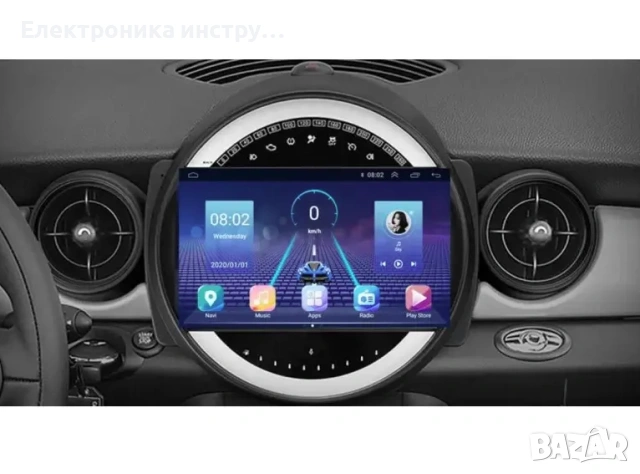 Android мултимедия CarPlay Android Auto + Камера Mini R56 R60 2007-2014, снимка 2 - Аксесоари и консумативи - 53928295