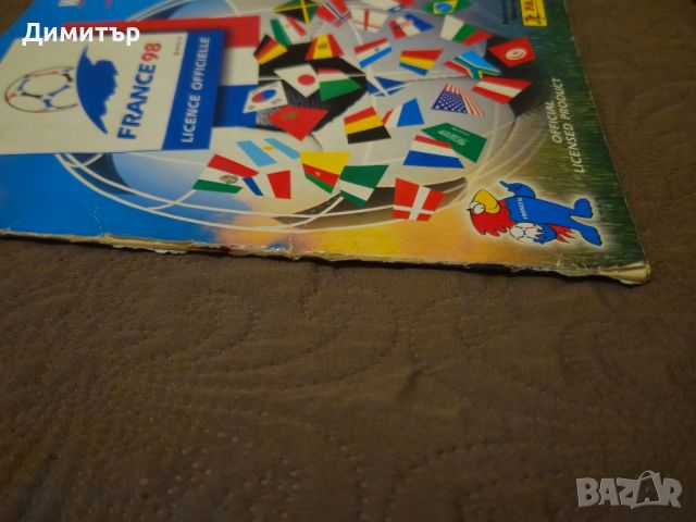 panini world cup albums fifa uefa france 98 stickers албуми, снимка 8 - Други - 46525505