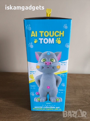 Интерактивна кукла говорещия котарак Том - My Talking Tom, снимка 5 - Други - 54278291