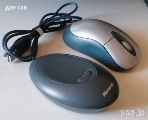 работеща безжична Microsoft X08-72982 Optical Mouse Blue With USB Receiver, снимка 1 - Клавиатури и мишки - 46589813