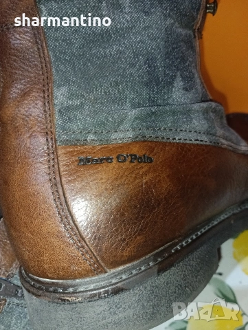Marco Polo кожени боти N 46 , снимка 6 - Мъжки боти - 53206696