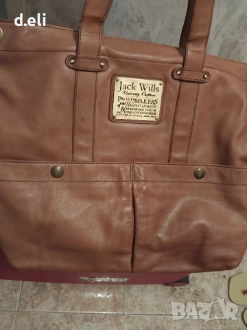 Jack Wills и Vera Pelle. 🇮🇹 100% Кожа Две големи чанти