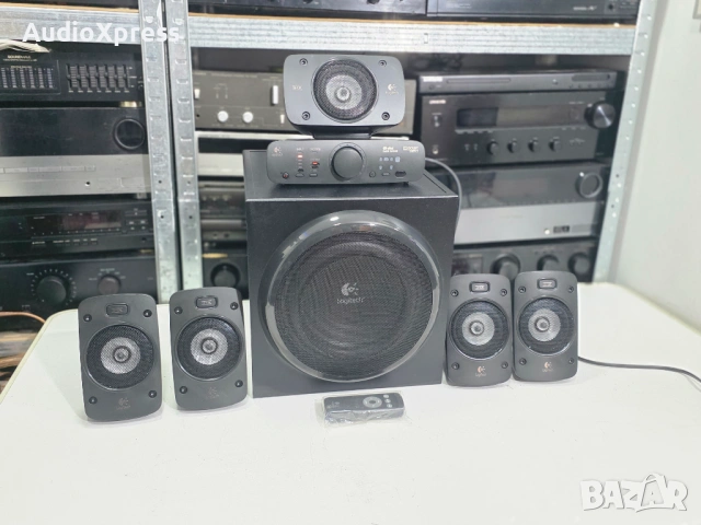 🔊 Logitech Z906 – звук като в кино, директно вкъщи! 🎬💥, снимка 2 - Ресийвъри, усилватели, смесителни пултове - 53654668