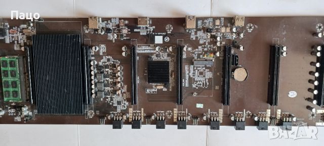 ETH-B75 Mining Motherboard B75  G645 CPU  DDR3, снимка 3 - Дънни платки - 45699655
