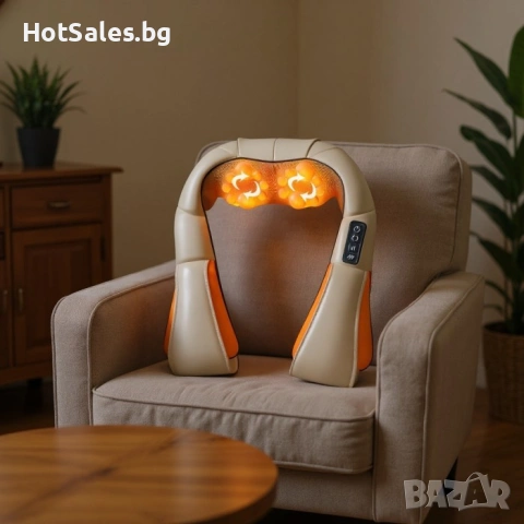 Шиацу масажор за врат и гръб, снимка 4 - Масажори - 54029424