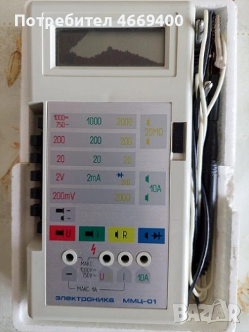 Продавам руски цифров мултицет ММЦ 01