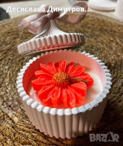 Ръчно изработени соеви свещи – подарък за Свети Валентин ,8 март,повод, снимка 9 - Арт сувенири - 53294930