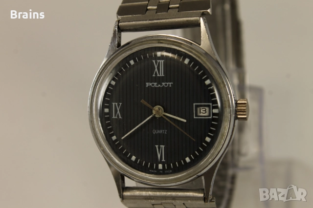 Мъжки Ръчен Часовник POLJOT Quartz, снимка 3 - Мъжки - 52390789