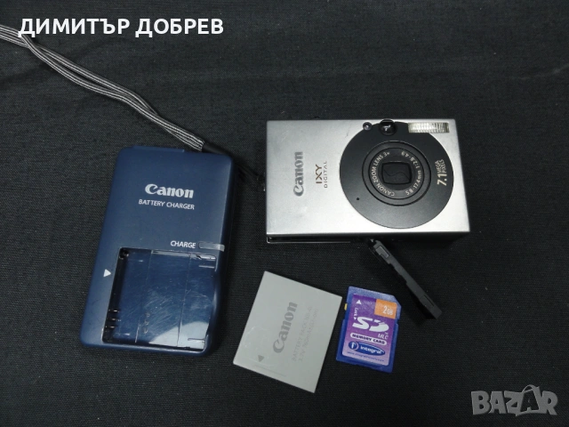 ЦИФРОВ ФОТОАПАРАТ CANON DIGITAL IXUS 70 IXY DIGITAL 10 POWERSHOT SD1000 7.1MP DIGITAL CAMERA, снимка 12 - Фотоапарати - 53260338